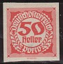 Austria 1920 Numbers 50H Red Scott J82